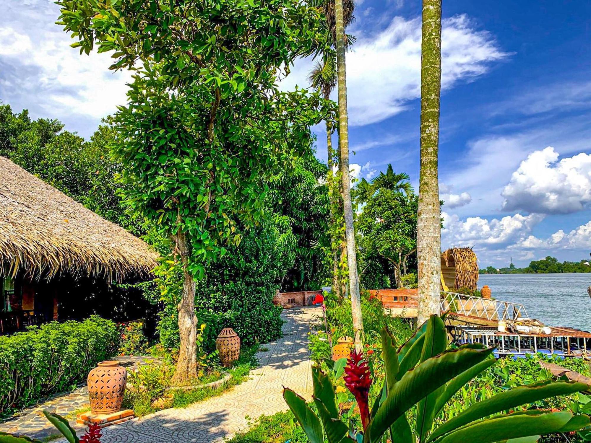 Mekong Lodge Resort Кай Бе Екстериор снимка