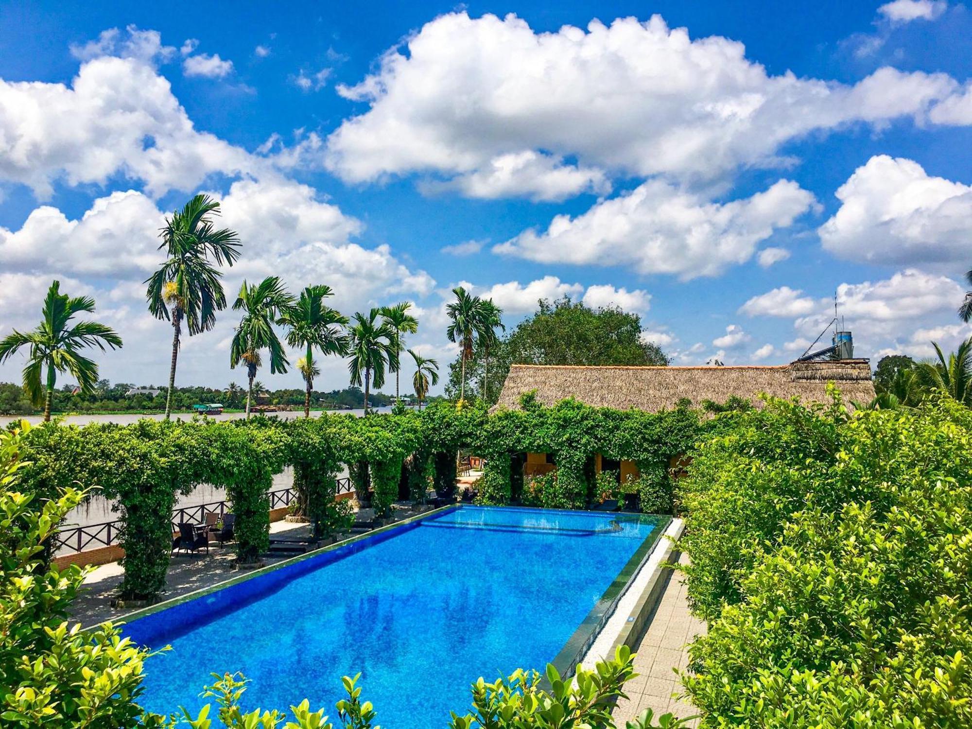Mekong Lodge Resort Кай Бе Екстериор снимка