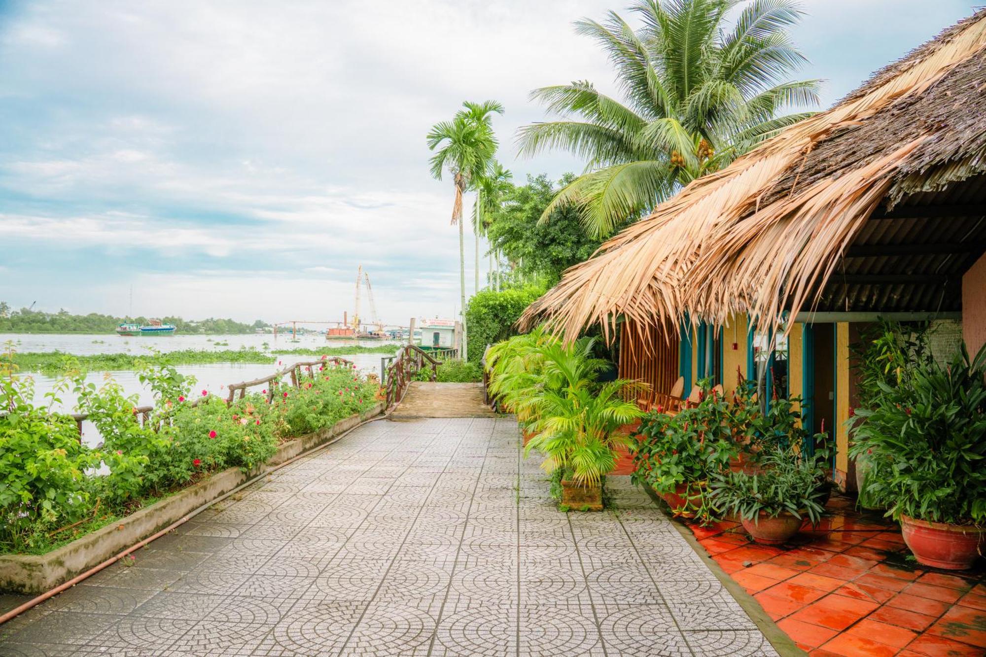 Mekong Lodge Resort Кай Бе Екстериор снимка
